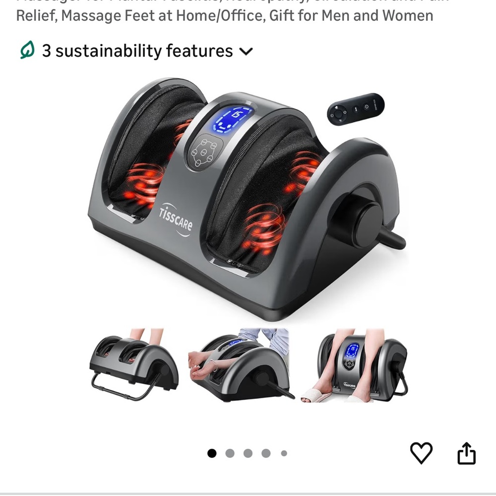 Tisscare Foot Massager with Remote